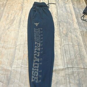 Under armor blue Project rock joggers